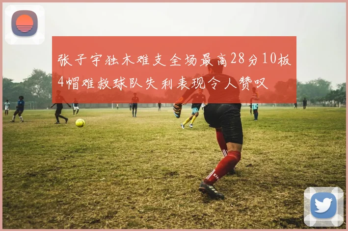 张子宇独木难支全场最高28分10板4帽难救球队失利表现令人赞叹